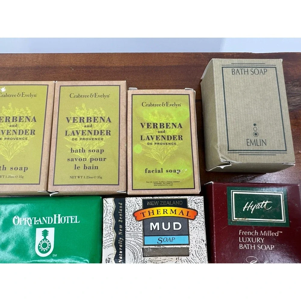 Vintage Lot of 15 Hotel Motel Resort Travel Size Mini Bar‎ Bath Soaps